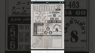 Thai lottery fast paper 1/6/2024