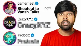 Asking 100 Big Youtubers For SHOUTOUT ! Ft. @CrazyXYZ ​