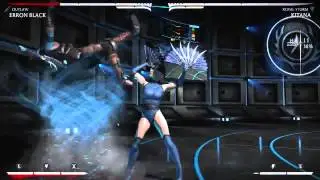 MKX Kitana Royal Storm 1 meter 52% corner combo