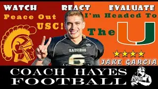 Will Jake Garcia join the CANE GANG? Jake Garcia Highlights (WRE)