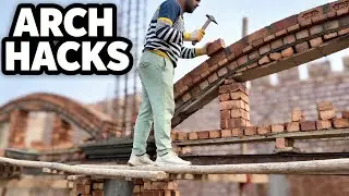 ईंट से Arch बनाने की पूरी जानकारी Complete information on making an arch from bricks 🧱#construction 