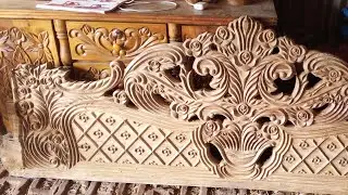 Wooden bed