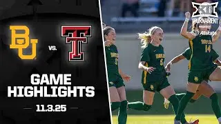 #5 Baylor vs #4 Texas Tech Highlights (11.3.25) | '25 Big 12 Soccer Tournament presented by Allstate