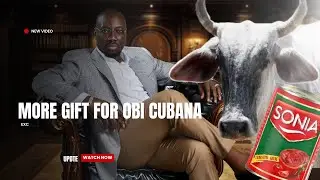 Obi Cubana Receives 200 Cartons of Tomatoes & More Cows Ahead of 50th Birthday Celebration!