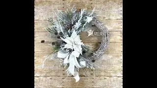 Designing a simple and elegant winter wreath