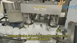 Doppelkopf-Servo-Verschlie&szlig;maschine, Doppelkopf-Schraubverschlie&szlig;er