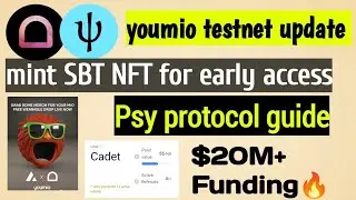 Youmio latest update | mint new NFT in youmio |Psy Protocol Airdrop guide | Membit Airdrop 