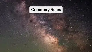 Cemetery Rules