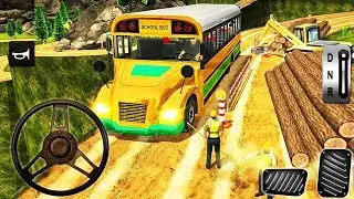 Offroad School Bus Driving Simulator 2019 - Android GamePlay