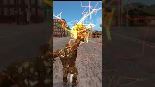 Rope hero vice town city lava monster power 🔋