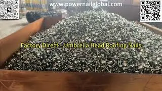 Roofing Nails Production Process | Umbrella Head Nails with Washer
