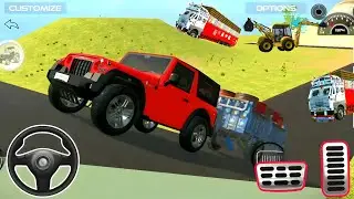 🔴Drive first time Thar with trolley and Full oiltank with stand in game 🔥#thar #trolly #gamingvideos