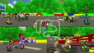 Mario Kart Wii Custom Tracks (Wiimms) ✦ 4 Players #713 (3 Tracks) Mirror