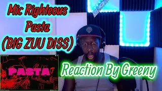 Big Zuu got Dissed 😮, Tryna Diss Eminem | Mic Righteous - Pasta (BIG ZUU DISS) | Reaction By Greeny