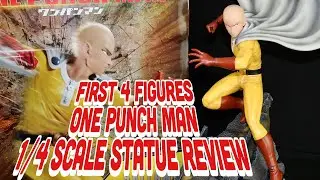 First 4 Figures One Punch Man Saitama 1/4 Statue Review & Unboxing