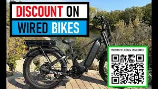 WIRED E-bikes **DISCOUNT** On Predator, Warrior, Scout, Freedom & Cruiser (Limited Time)