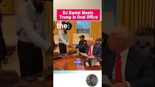 DJ Daniel, Newest Secret Service Member, Meets Trump in Oval Office