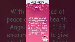 Significance Of Angel Number 1133 | SunSigns.Org | #shorts #angelnumbers