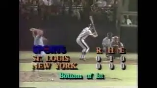 STL@NYM: Keith Hernandez singles in the first inning (1984)