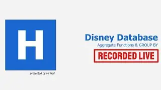 HCS: Databases: Disney Movies Practical - Aggregate Functions & GROUP BY