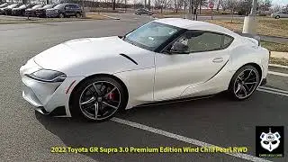 2022 TOYOTA GR SUPRA 3.0 PREMIUM RWD AUTO WIND CHILL PEARL BURGUNDY HEATED LEATHER JBL HUD BSM RCTA