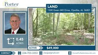Active in 1500 Gwen Mill Drive, Opelika, AL 36801 Contact me for a showing!