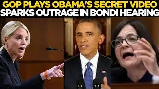 PAM BONDI HEARING LIVE | GOP Plays Obama ICE Video, Sparks Outrage In Congress | World News Live