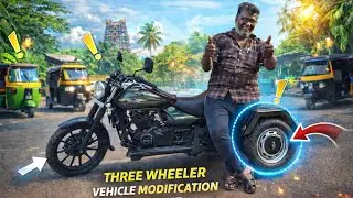 Three wheeler vehicle modification for bike from dsworksadyar 