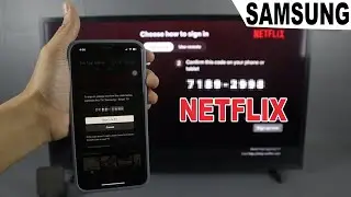Как войти в Netflix на SAMSUNG Smart TV 2025