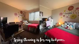 Spring cleaning is for my bedroom.
