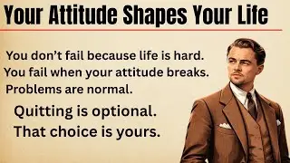 Your attitude Shapes your life| Graded English Story | Improve Fluency