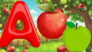 Apple Song |A For Apple| Alphabet For Kids Adventure🍏Fun and Educational Learning Nursery Rhymes