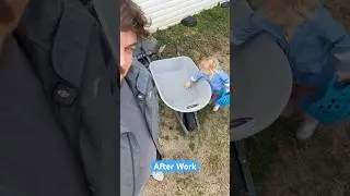 Giving my wife a break after work #Clean #Kids #Dad #Mom