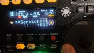 Denon HC-4500 mapper virtual dj 2021 Scratch y Spin back animaci&oacute;n en pantalla LCD usando show_text