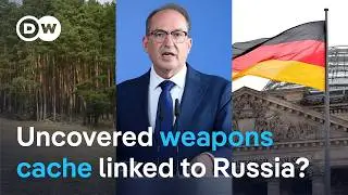 Berlin forest weapons cache fuels suspicions of Russian covert activity | DW News