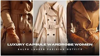 💎 Luxury Capsule Wardrobe Women 👠 Ralph Lauren Parisian Outfits