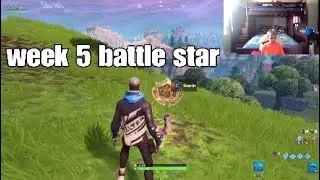 Fortnite - Week 5 Battle Star Location