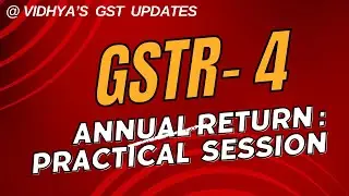 How to fill GSTR-4 Composition Annual Return 2023-24 Easily & Correctly ???