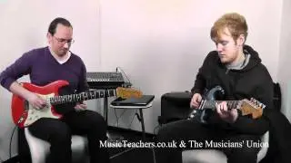 Guitar Lesson: Johnny Heyes: 2 Phrasing Behind the Beat (Improvisation)