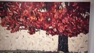 David Grieve Big Red 8 36x60 SOLD