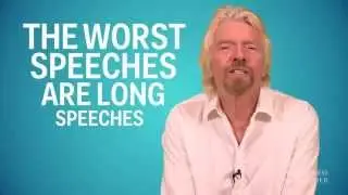 Richard Branson's tips on public speaking