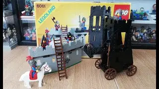 LEGO 6061 Vintage Castle Siege Tower from 1984!