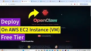 Install OpenClaw on AWS EC2 Instance (VM) With OpenAI & GPT Model (Free Tier) | Clawdbot, Moltbot