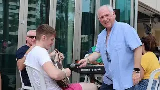 Nathan Carter & Hugo Duncan - Carter On The Costa 2023 - Ring of Fire - poolside entertainment