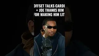 Offset Talks Cardi + Joe Thanks Him for Making Him Lit 🔥 #shorts