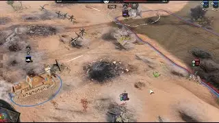 Company of Heroes 3 - 4 Vs 4, Combo Wombo with The Bishop.