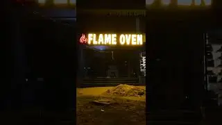 Flame oven sign board in install in lucky led sign sargodha