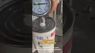 Cheap High speed beverage food tin can vacuum sealing machine with 4stations nitrogen flushing