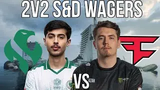 Exnid & qk4b SLAMMING Faze Duo Drazah & O4 In 2v2 S&D Wager 