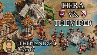 【AOE2 Cast】Hera Vs. TheViper on The Empire Wars Ranked Ladder (Dunesprings)